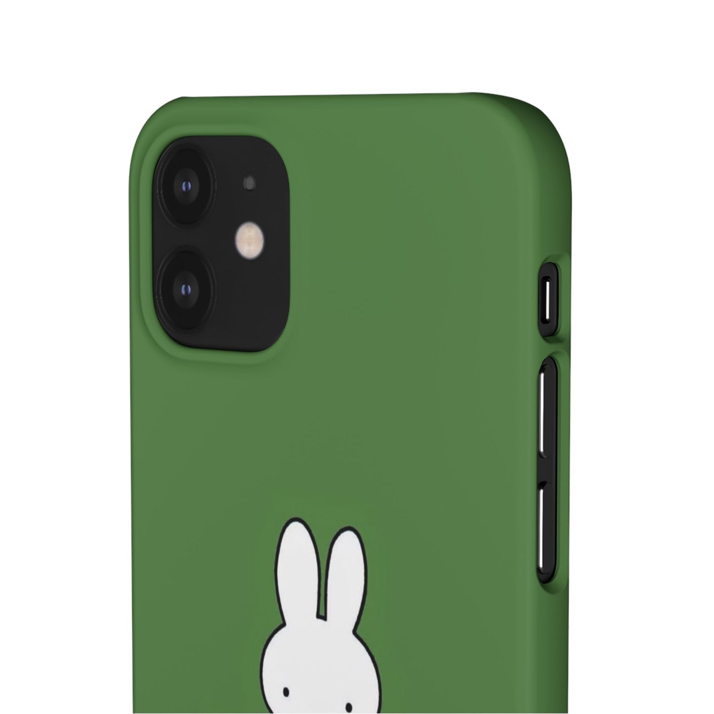 Miffy Phone Case, Snap Case, Green Miffy - iPhone, Samsung