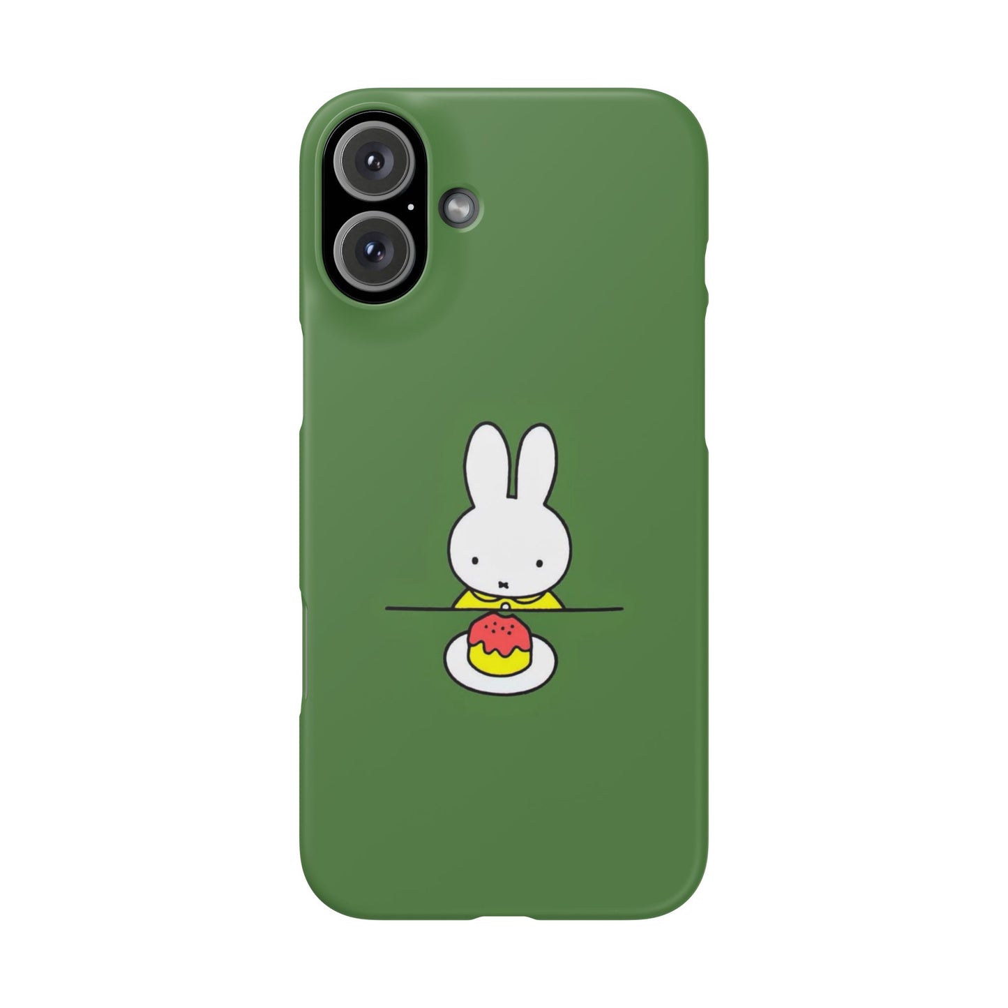 Miffy Phone Case, Snap Case, Green Miffy - iPhone, Samsung