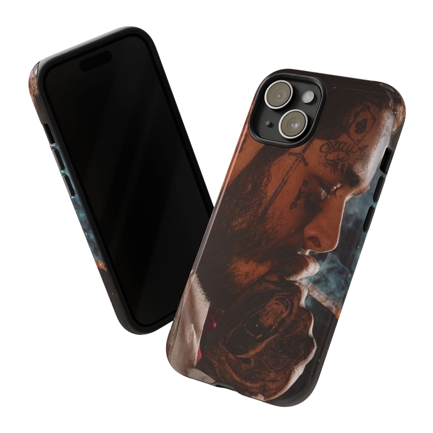 Post Malone Tough Cases for Fans - Artistic Phone Case with Smoky Vibe