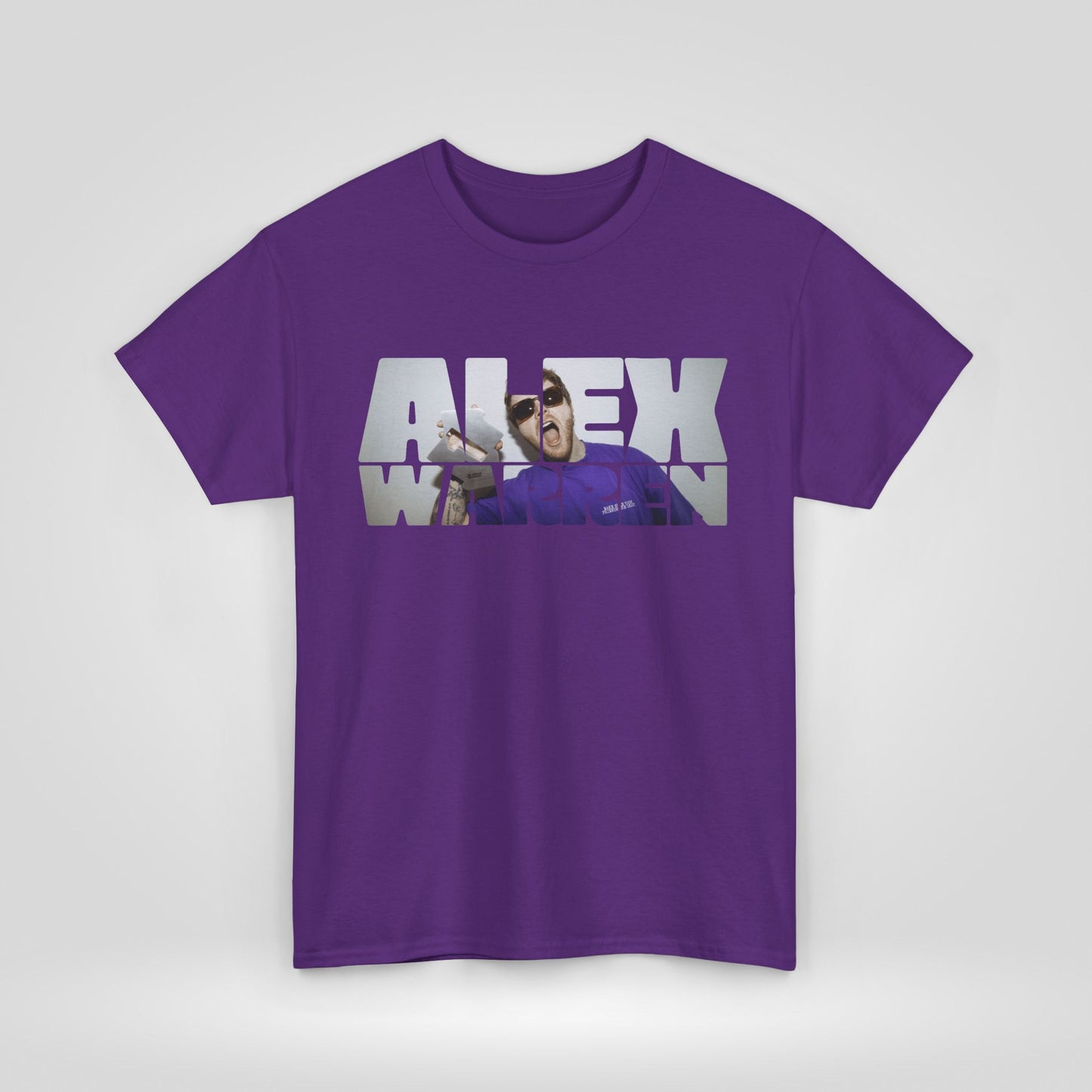 Alex Warren Unisex Heavy Cotton Tee - Casual Graphic Tee for Fans