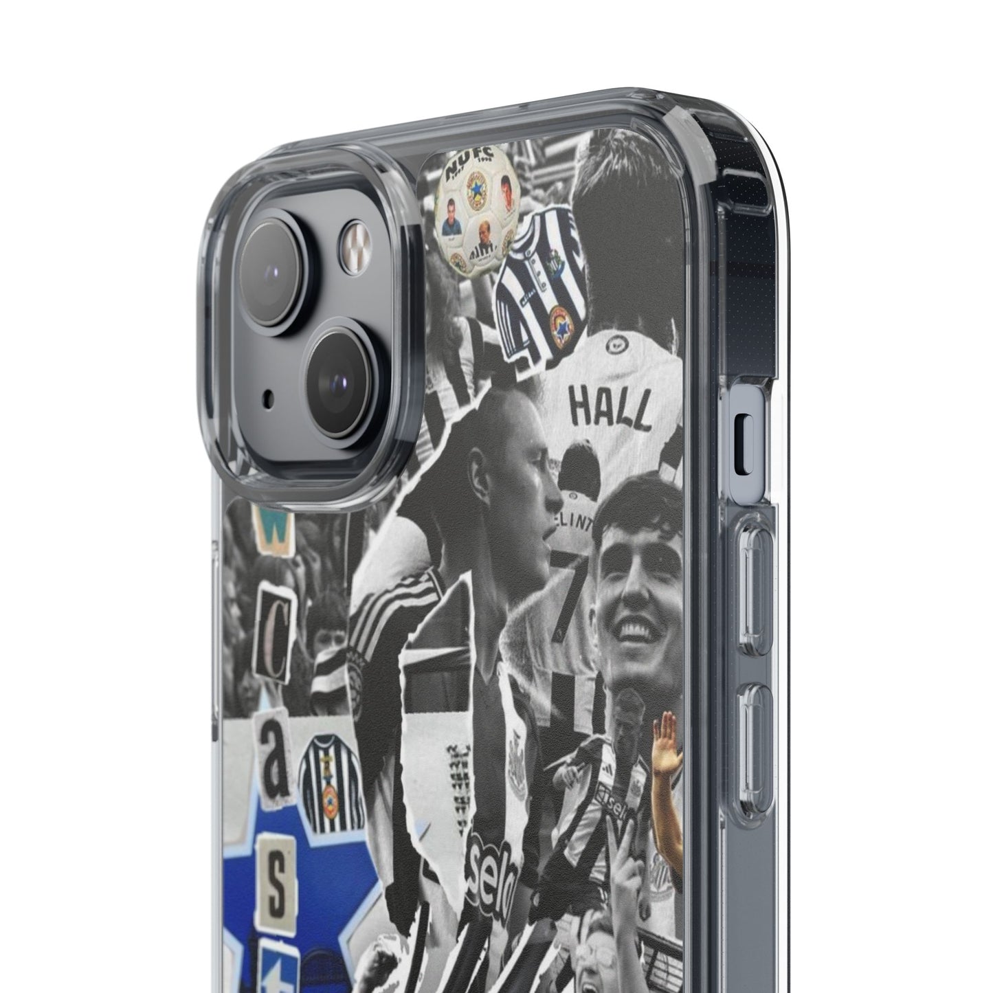 Newcastle United Clear iPhone Case - Fan Merchandise for Sports Enthusiasts