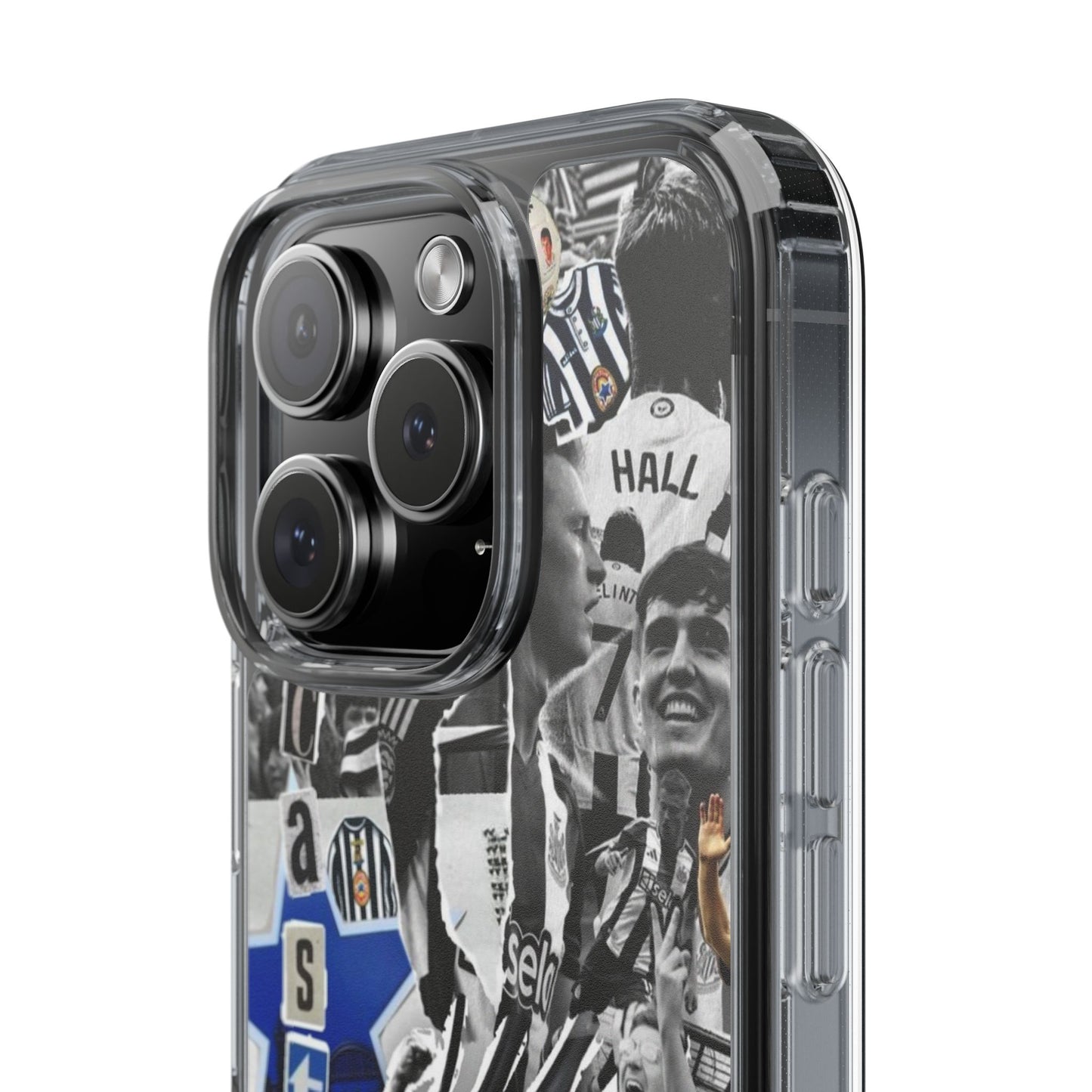 Newcastle United Clear iPhone Case - Fan Merchandise for Sports Enthusiasts