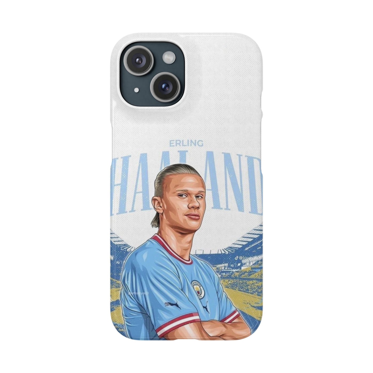 Erling Haaland Snap Case | Personalized Phone Case for Manchester City Fans