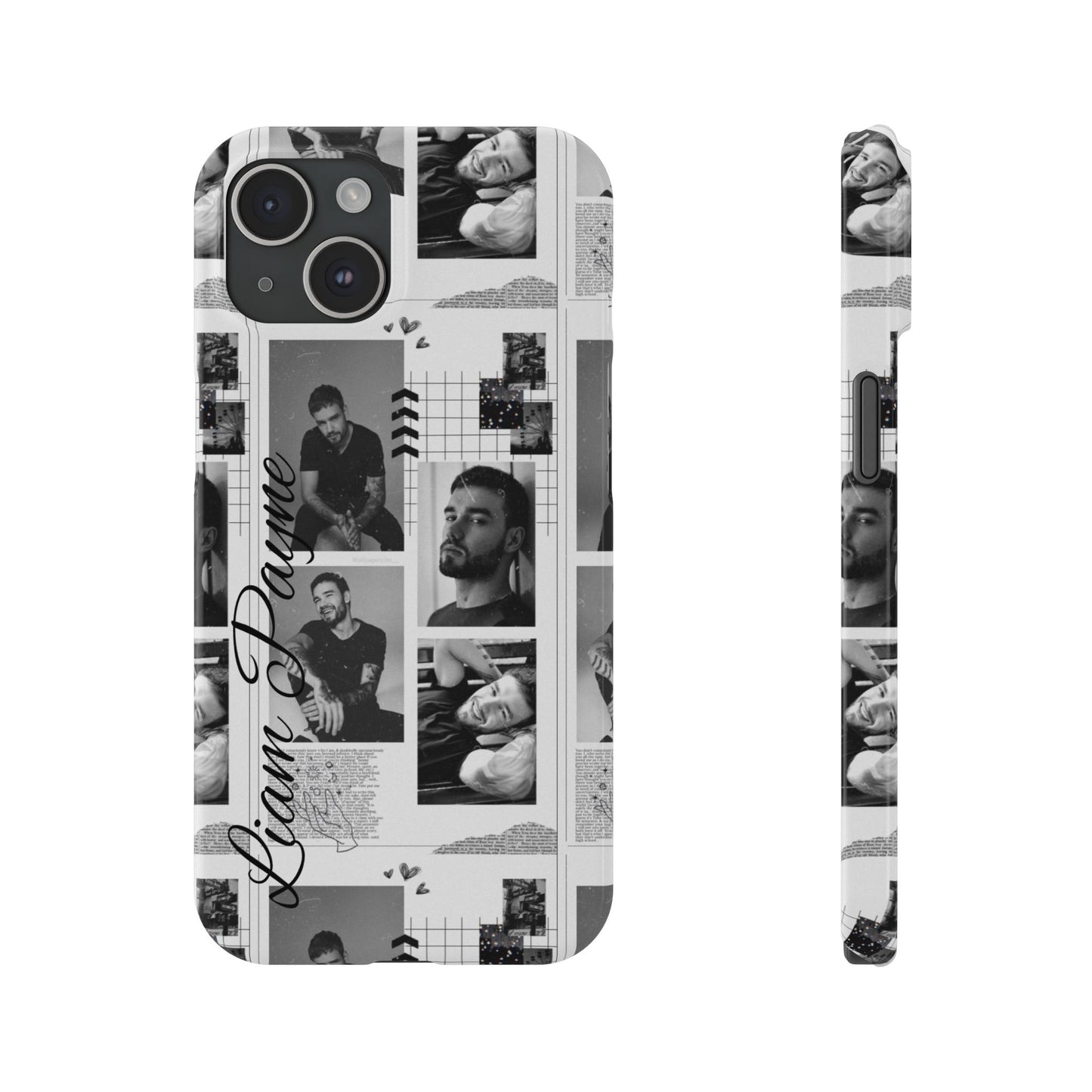 Liam Payne Slim Phone Case - Personalised Collage Design