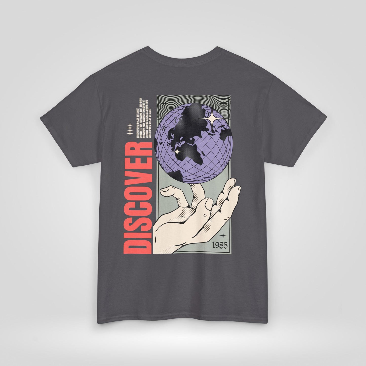 Discover Unisex Heavy Cotton Tee - Inspirational Global Design