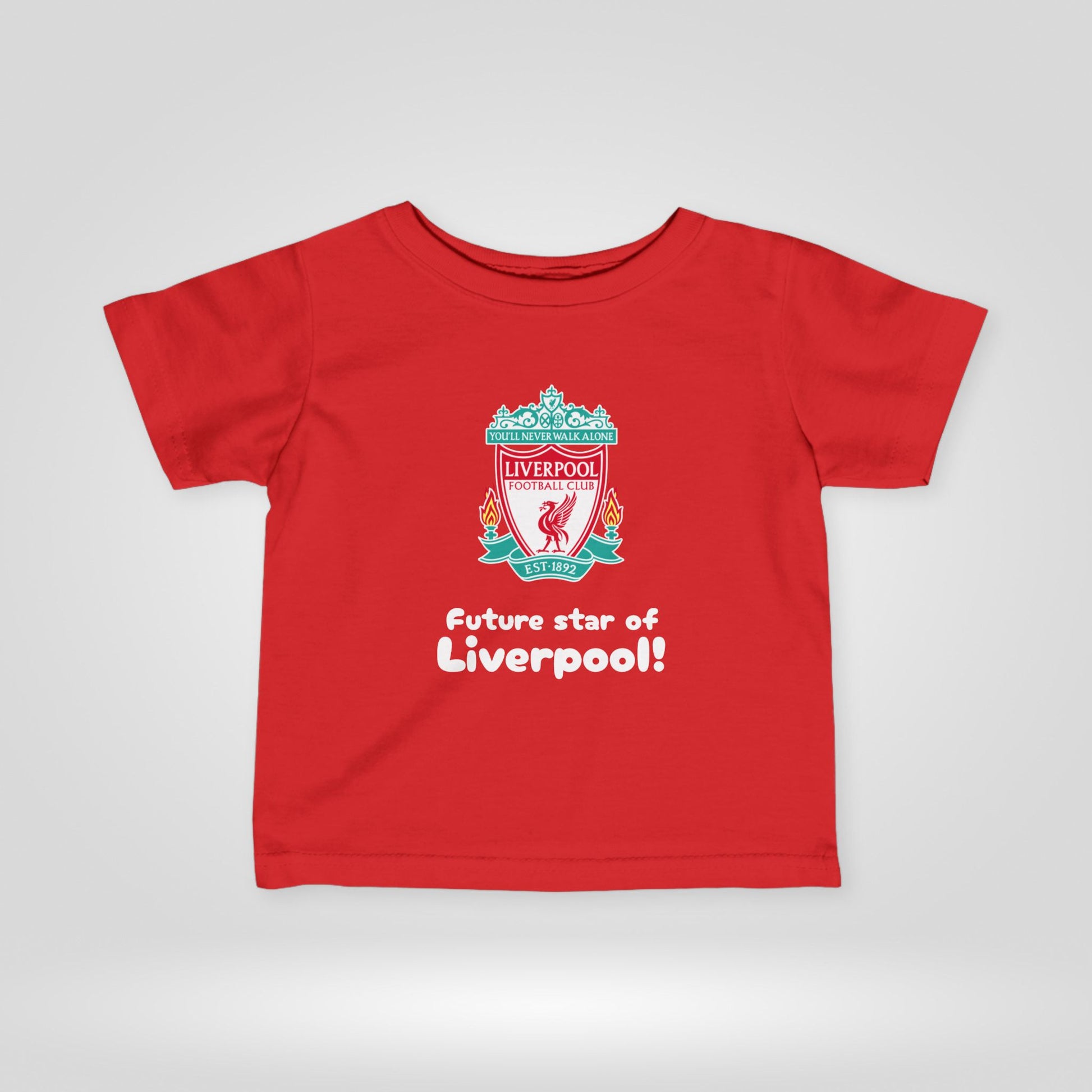 Liverpool FC Infant Tee - Future star of Liverpool! - Roe Creation