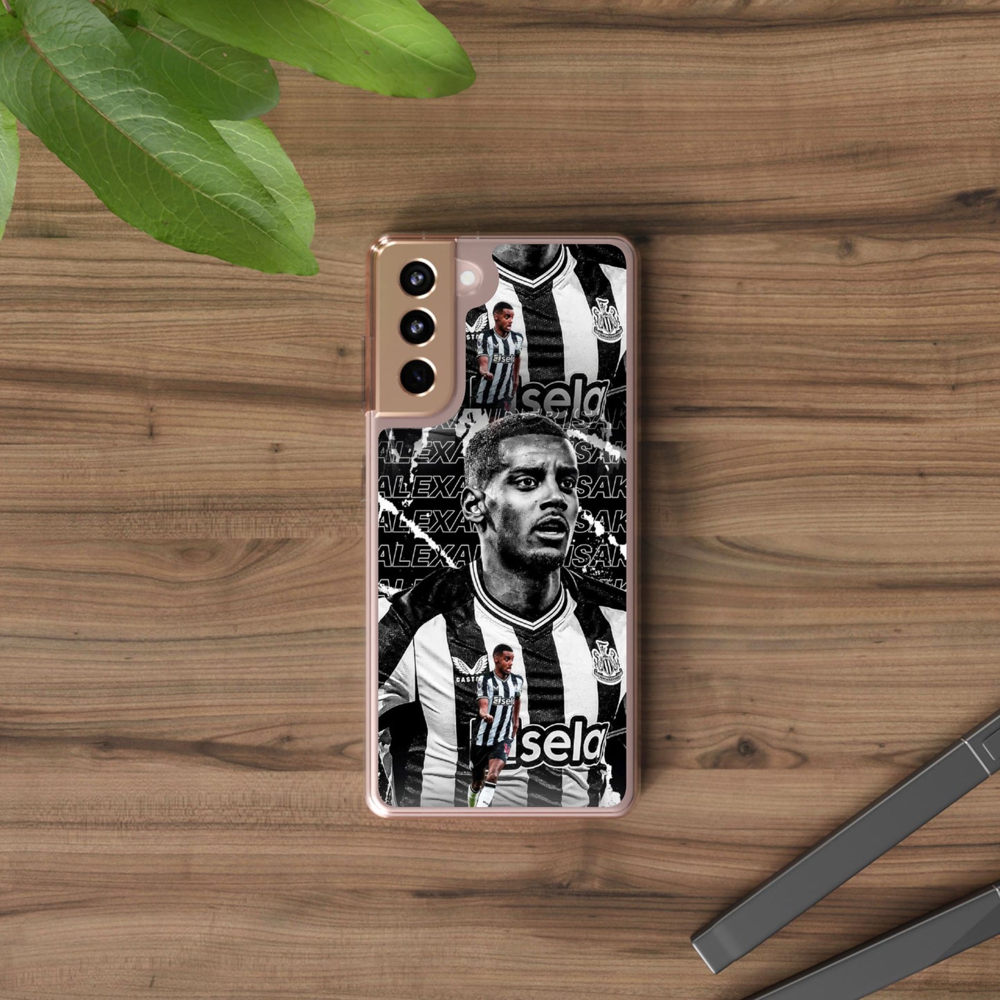 Alexander Isak Clear Phone Case | Custom Football Design | Perfect Gift for Fans | Unique Phone Cover | Personalized Relief