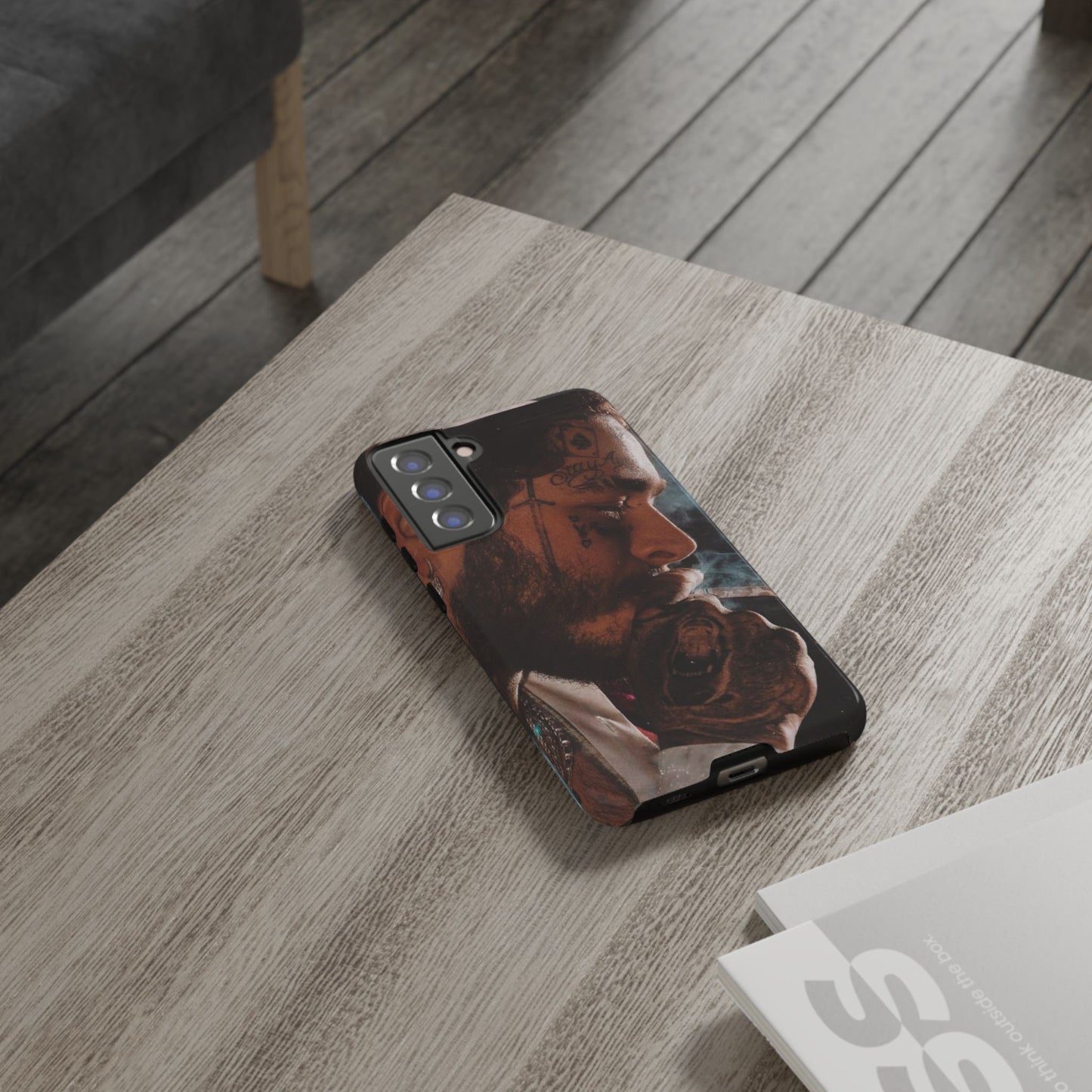 Post Malone Tough Cases for Fans - Artistic Phone Case with Smoky Vibe