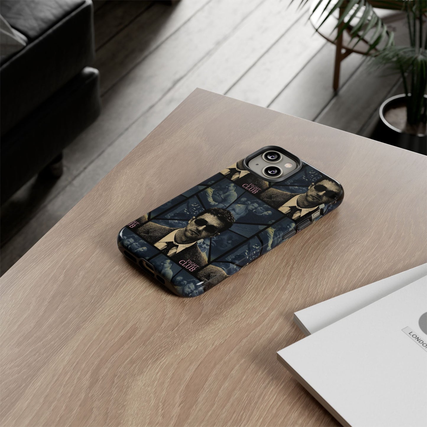 Fight Club Edward Norton Tough Phone Case - Edgy Design for Movie Fans