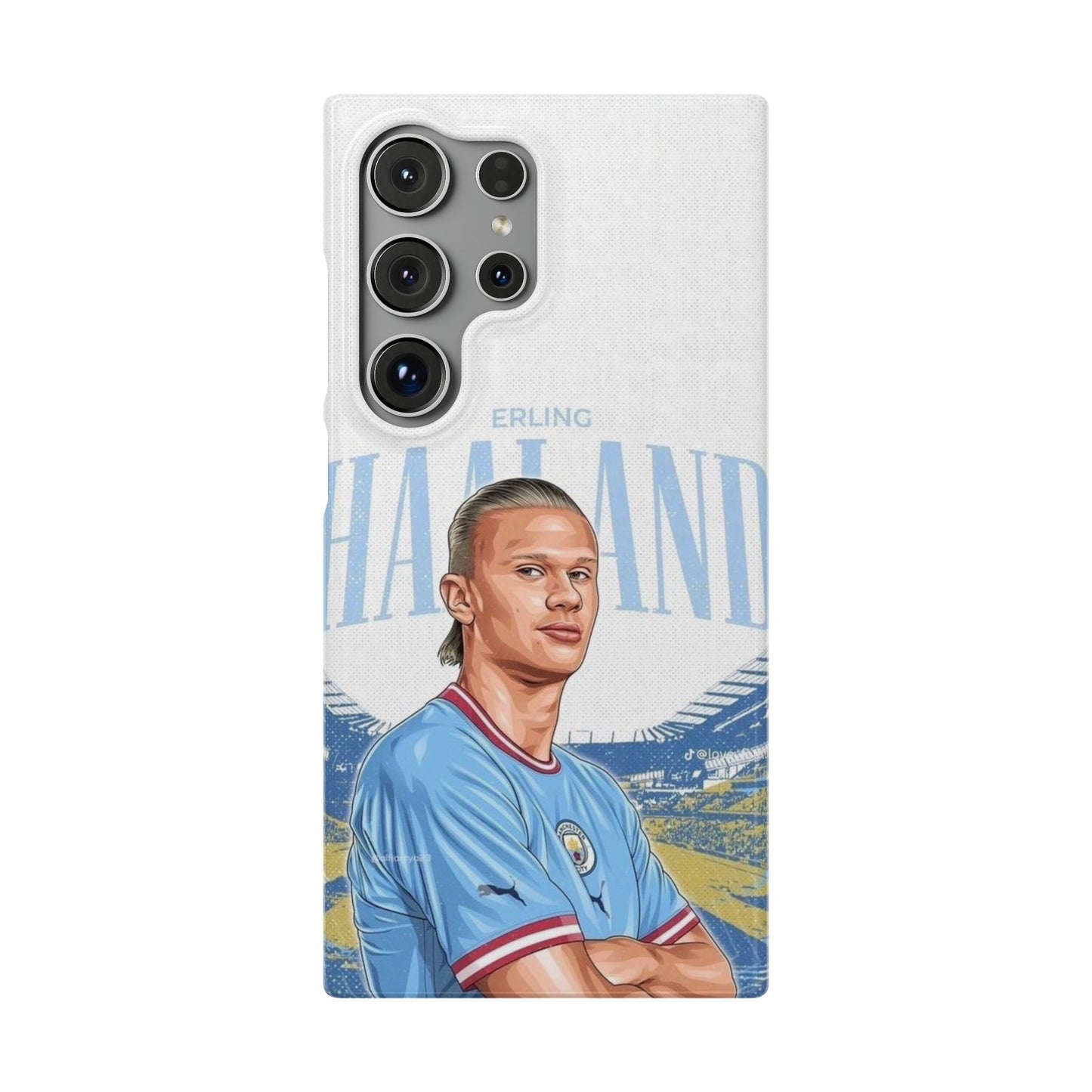 Erling Haaland Snap Case | Personalized Phone Case for Manchester City Fans