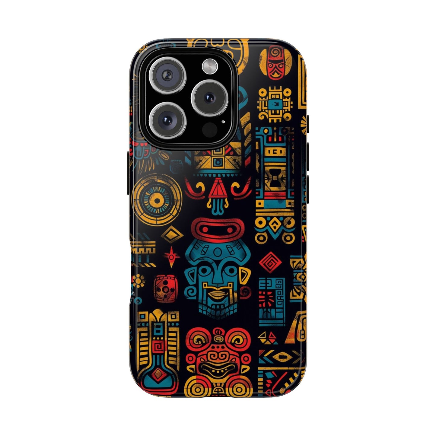 Vibrant Aztec iPhone Case - Tough Cases for Unique Style