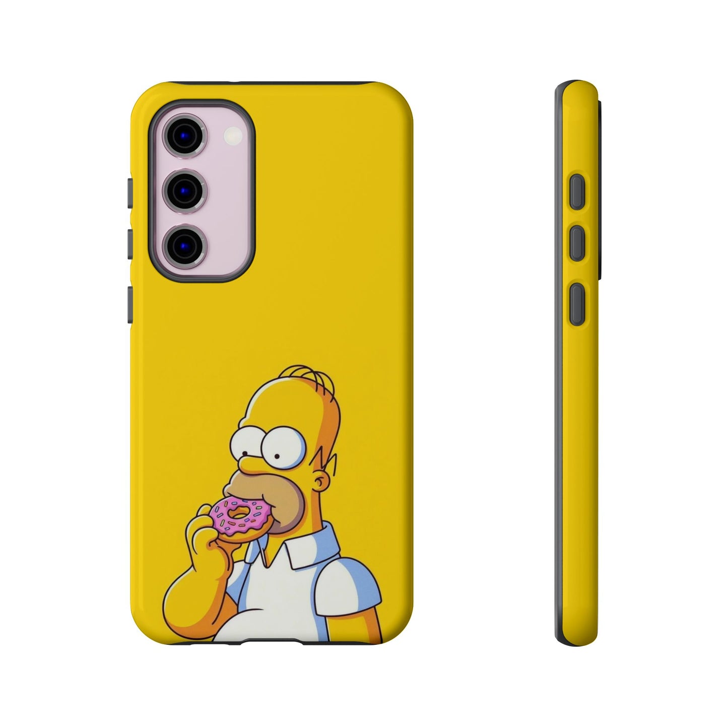 Homer Simpson Phone Case - iPhone, Samsung, Unique Protection for Fans, Cartoon Phone Cover, Gift for Simpsons Lovers, Durable Tough Case