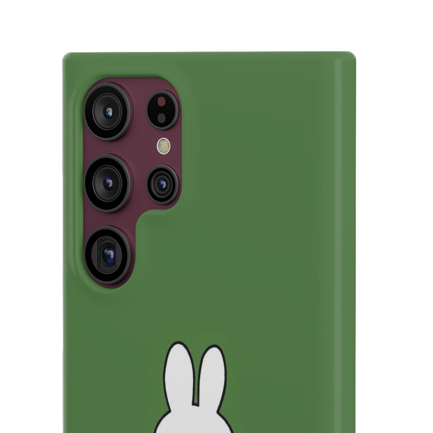 Miffy Phone Case, Snap Case, Green Miffy - iPhone, Samsung