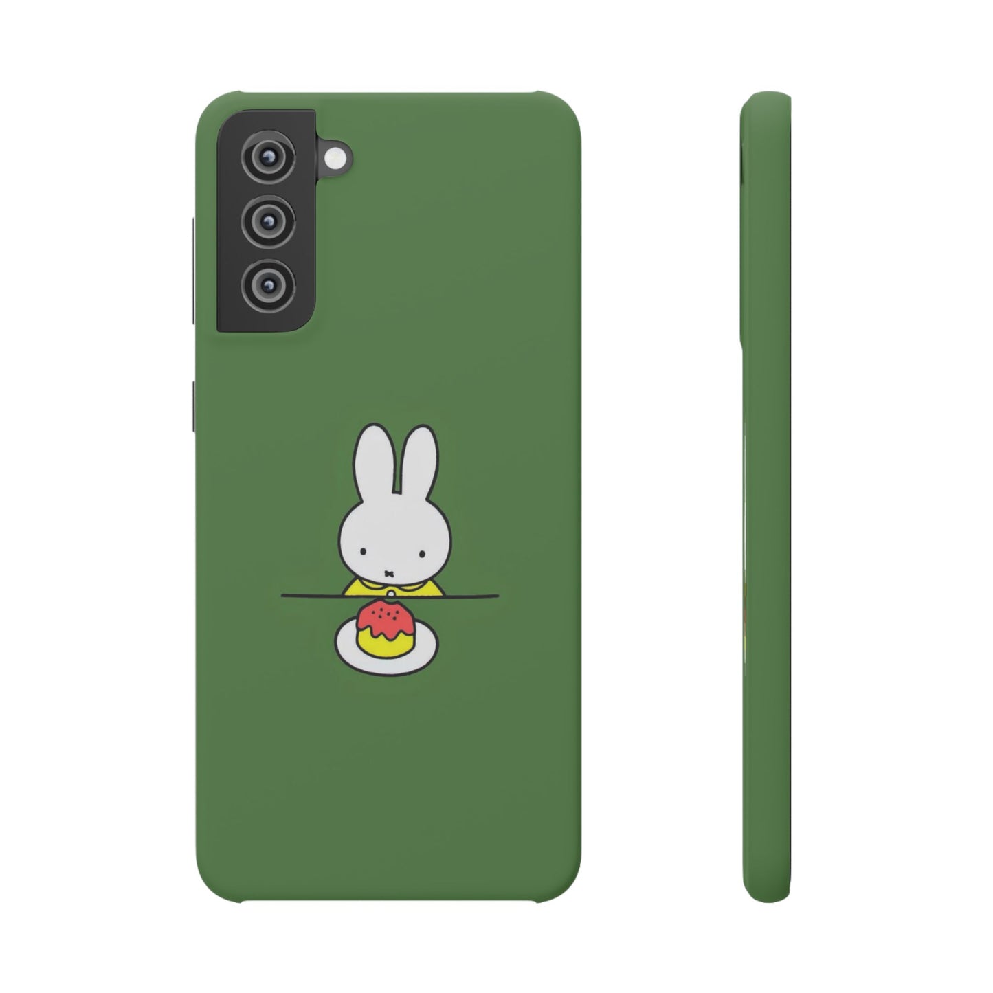 Miffy Phone Case, Snap Case, Green Miffy - iPhone, Samsung