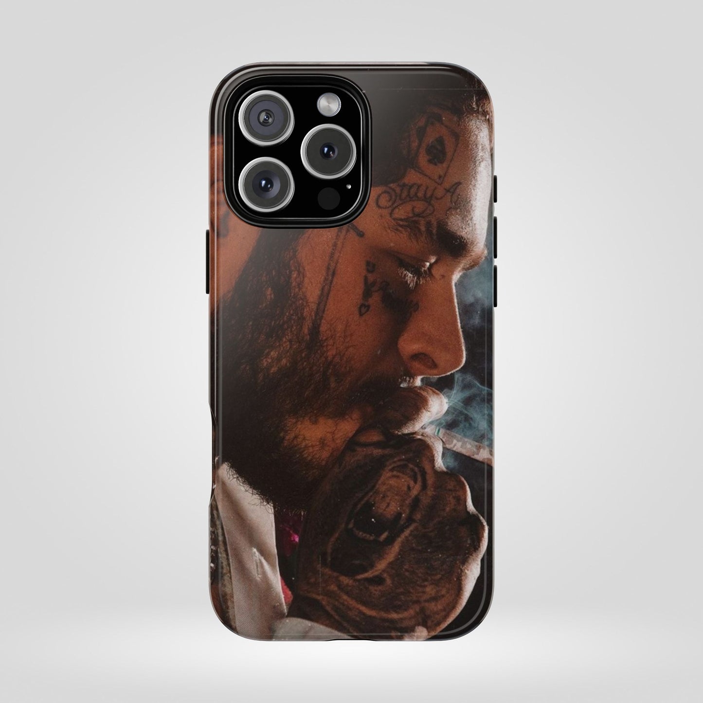 Post Malone Tough Cases for Fans - Artistic Phone Case with Smoky Vibe