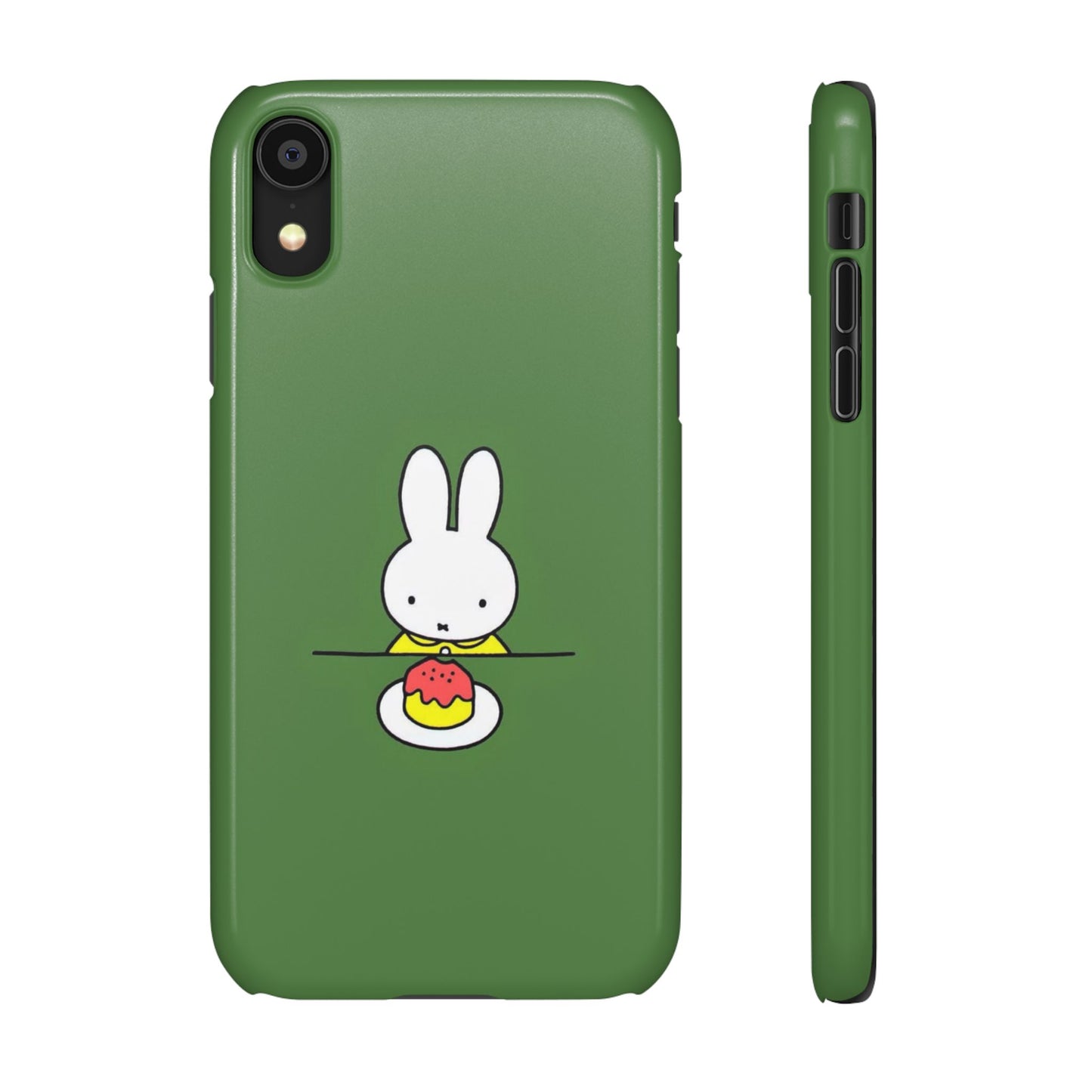 Miffy Phone Case, Snap Case, Green Miffy - iPhone, Samsung.