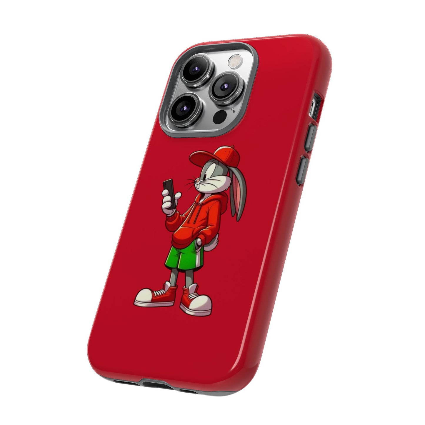 Bugs Bunny Cartoon Character Phone Case - Tough Cases Featuring Stylish Rabbit Design.