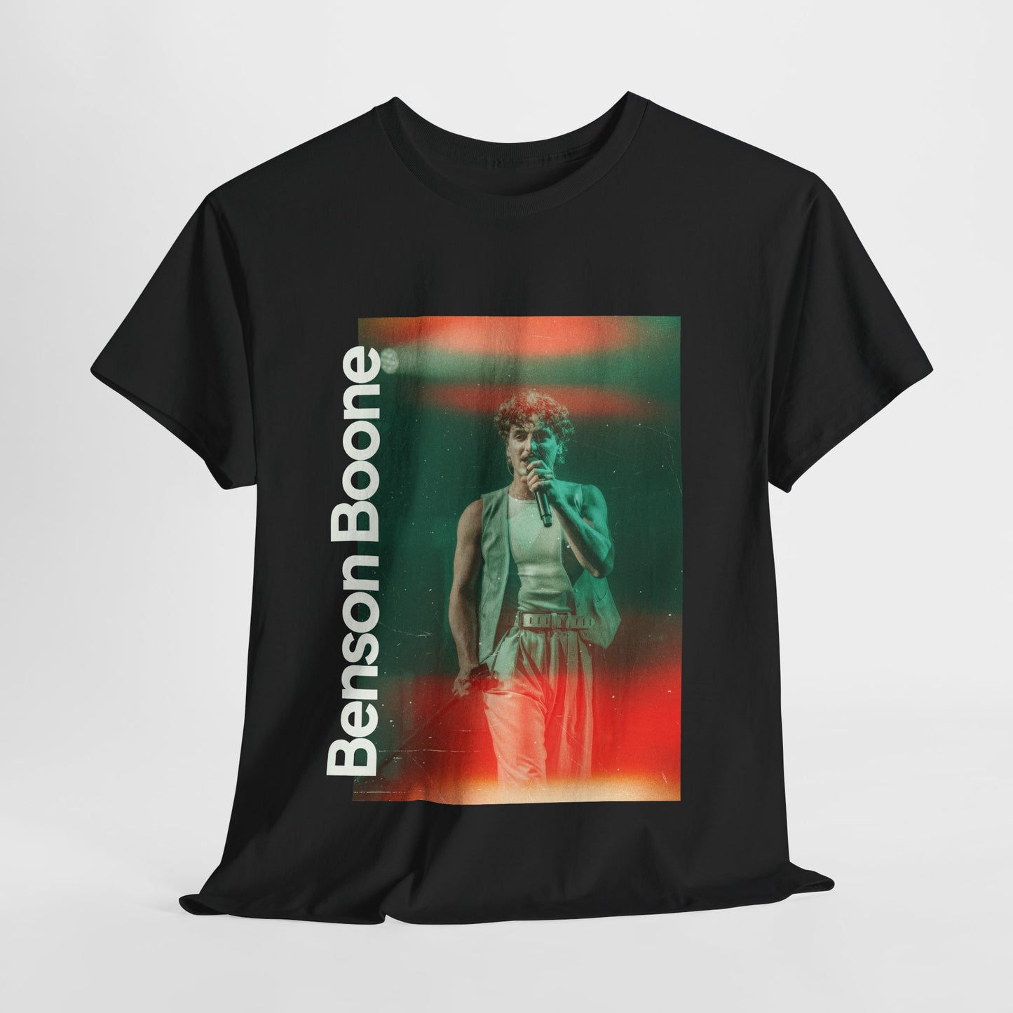 Benson Boone Unisex Heavy Cotton Tee - Retro Music Vibe Graphic T-Shirt
