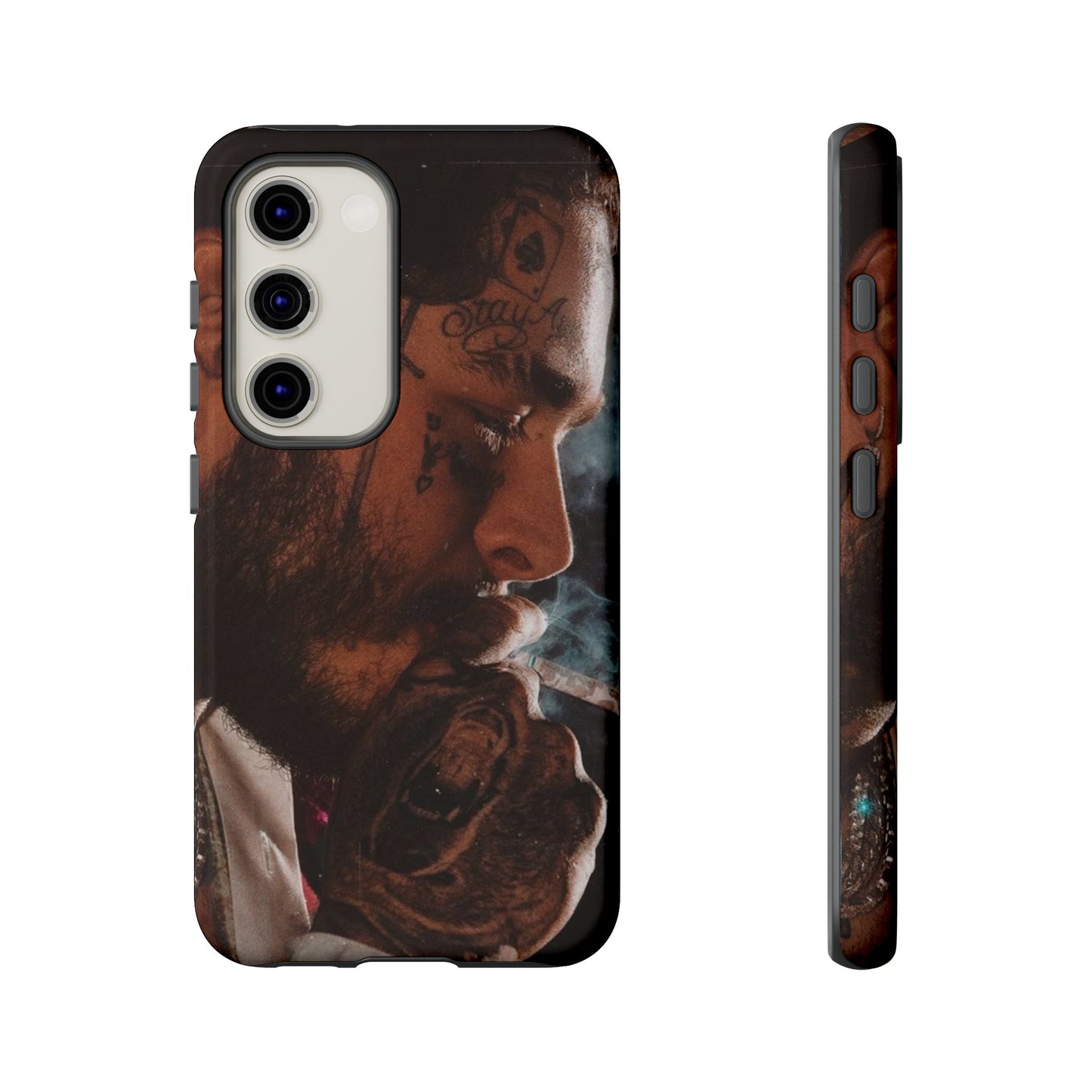 Post Malone Tough Cases for Fans - Artistic Phone Case with Smoky Vibe