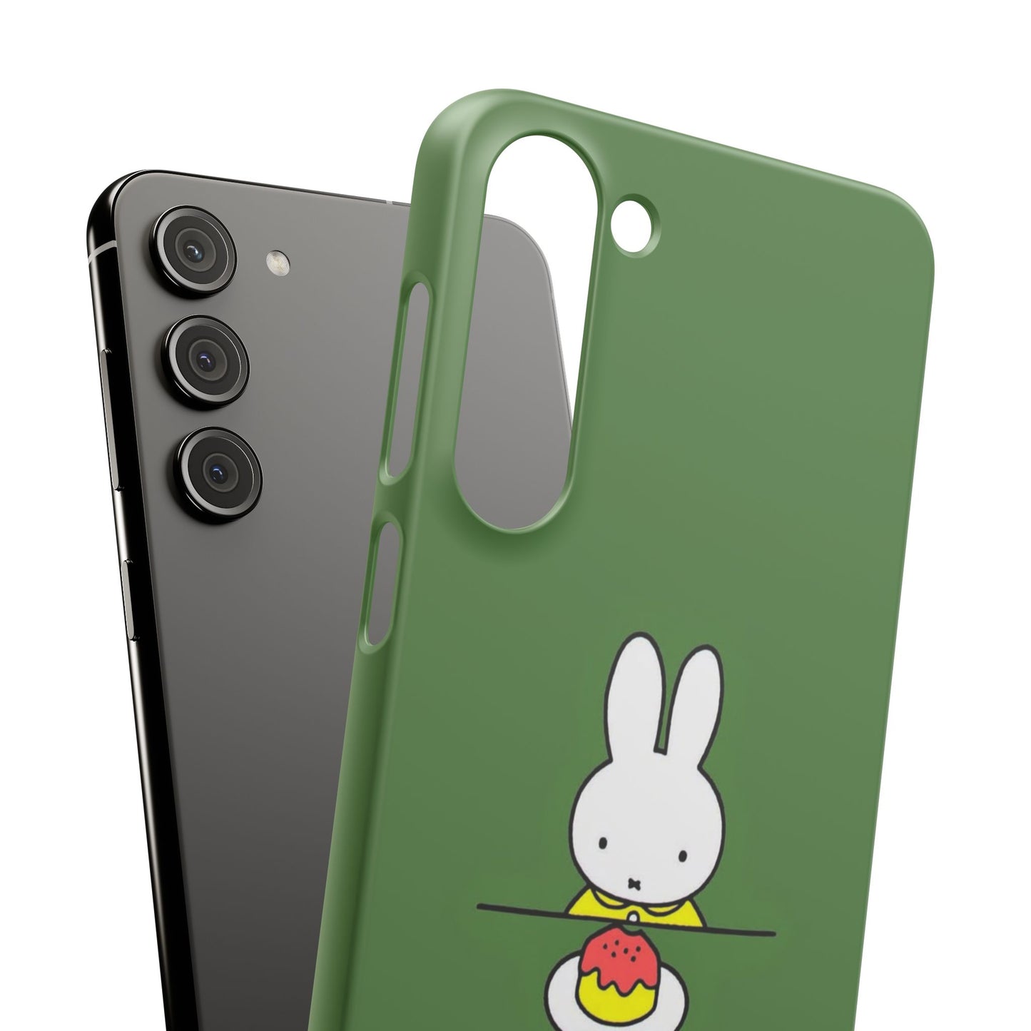 Miffy Phone Case, Snap Case, Green Miffy - iPhone, Samsung