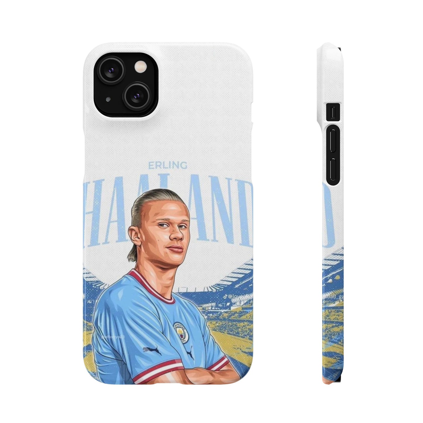 Erling Haaland Snap Case | Personalized Phone Case for Manchester City Fans