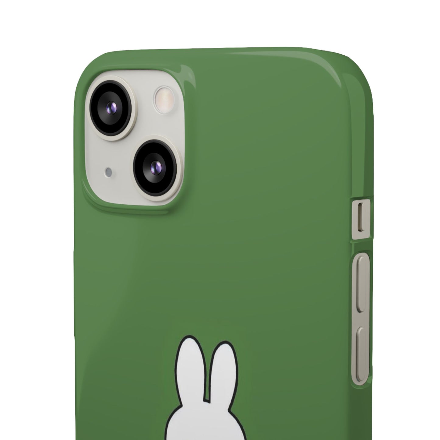 Miffy Phone Case, Snap Case, Green Miffy - iPhone, Samsung