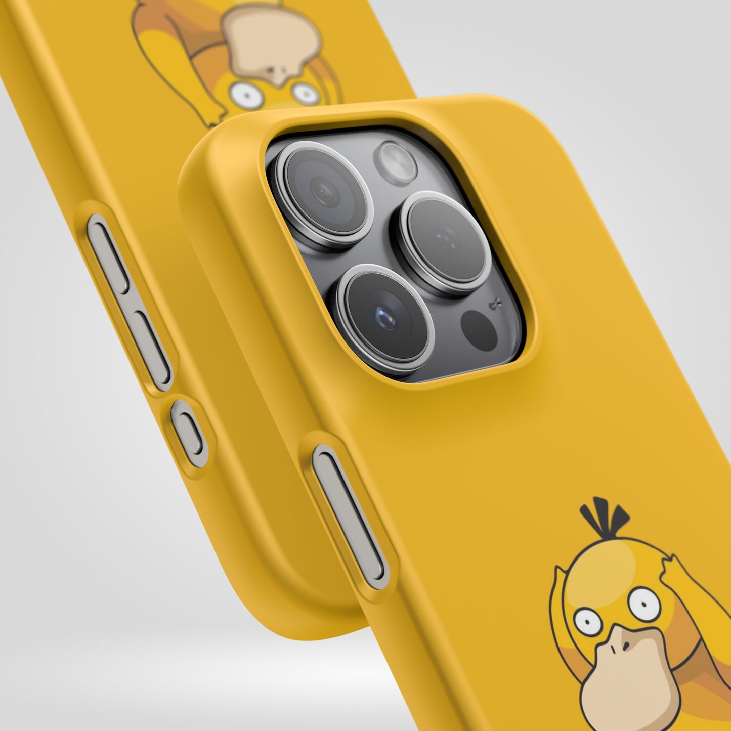 Psyduck Pokemon Snap Phone Cases, Yellow, Cartoon - iPhone, Samsung