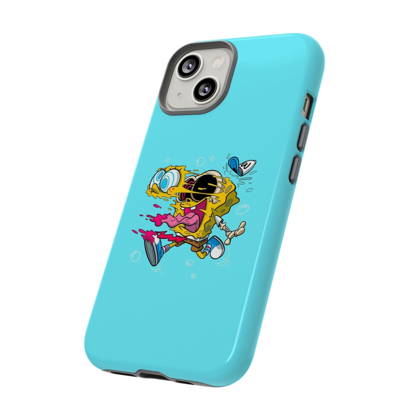 Funny SpongeBob Tough iPhone Case – Cartoon Vibes for Kids & Adults