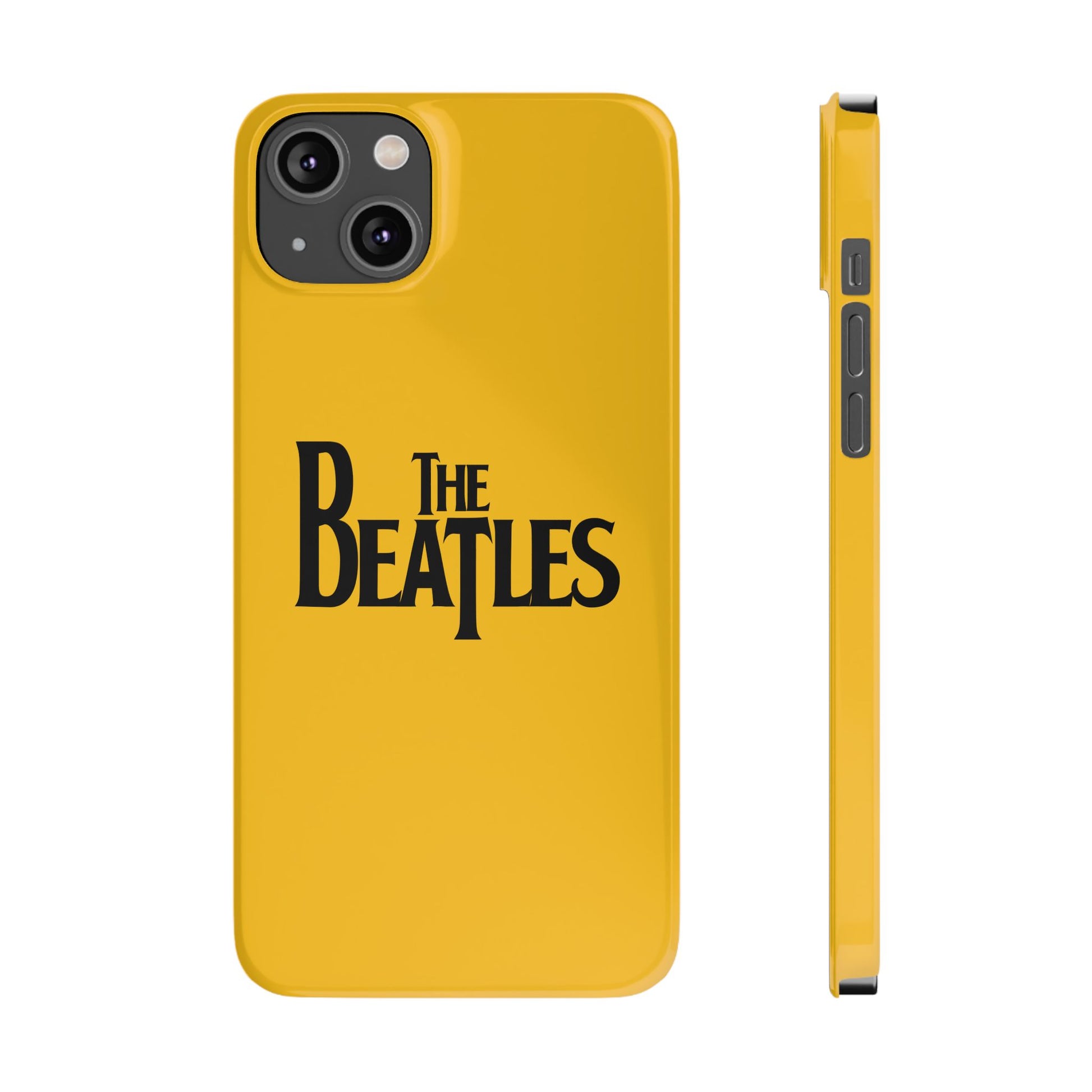The Beatles Basic Yellow Slim Phone Case - iPhone - Roe Creation