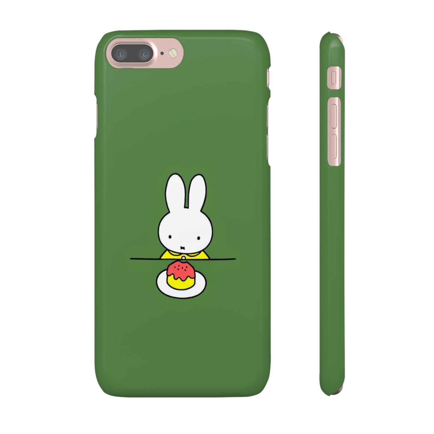 Miffy Phone Case, Snap Case, Green Miffy - iPhone, Samsung.