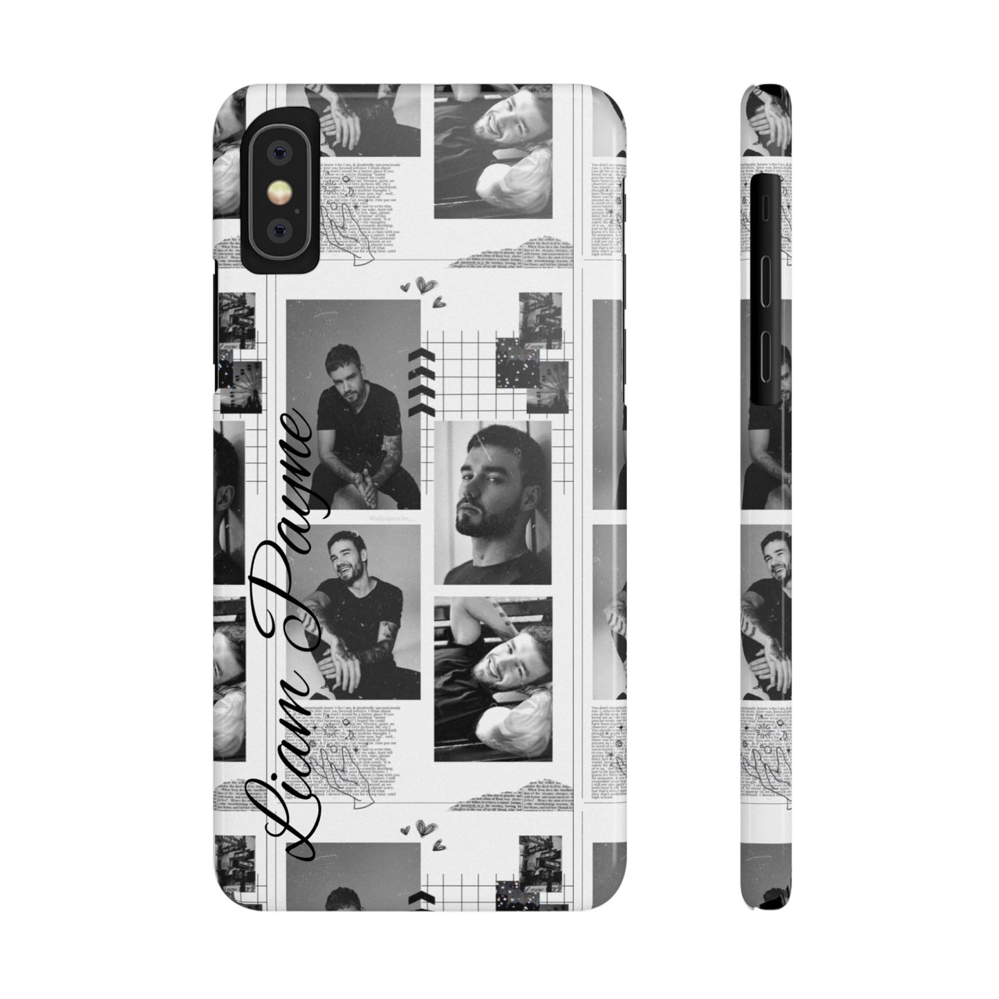 Liam Payne Slim Phone Case - Personalised Collage Design