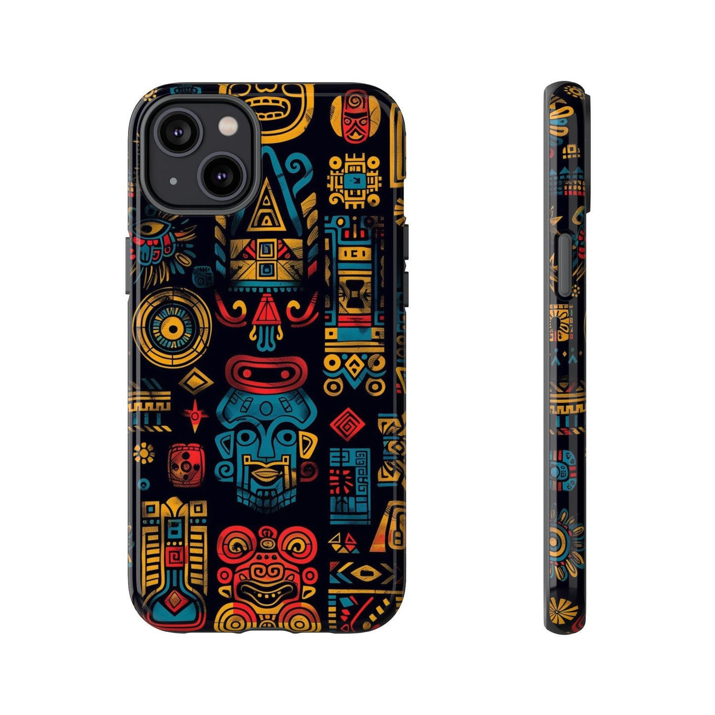 Vibrant Aztec iPhone Case - Tough Cases for Unique Style