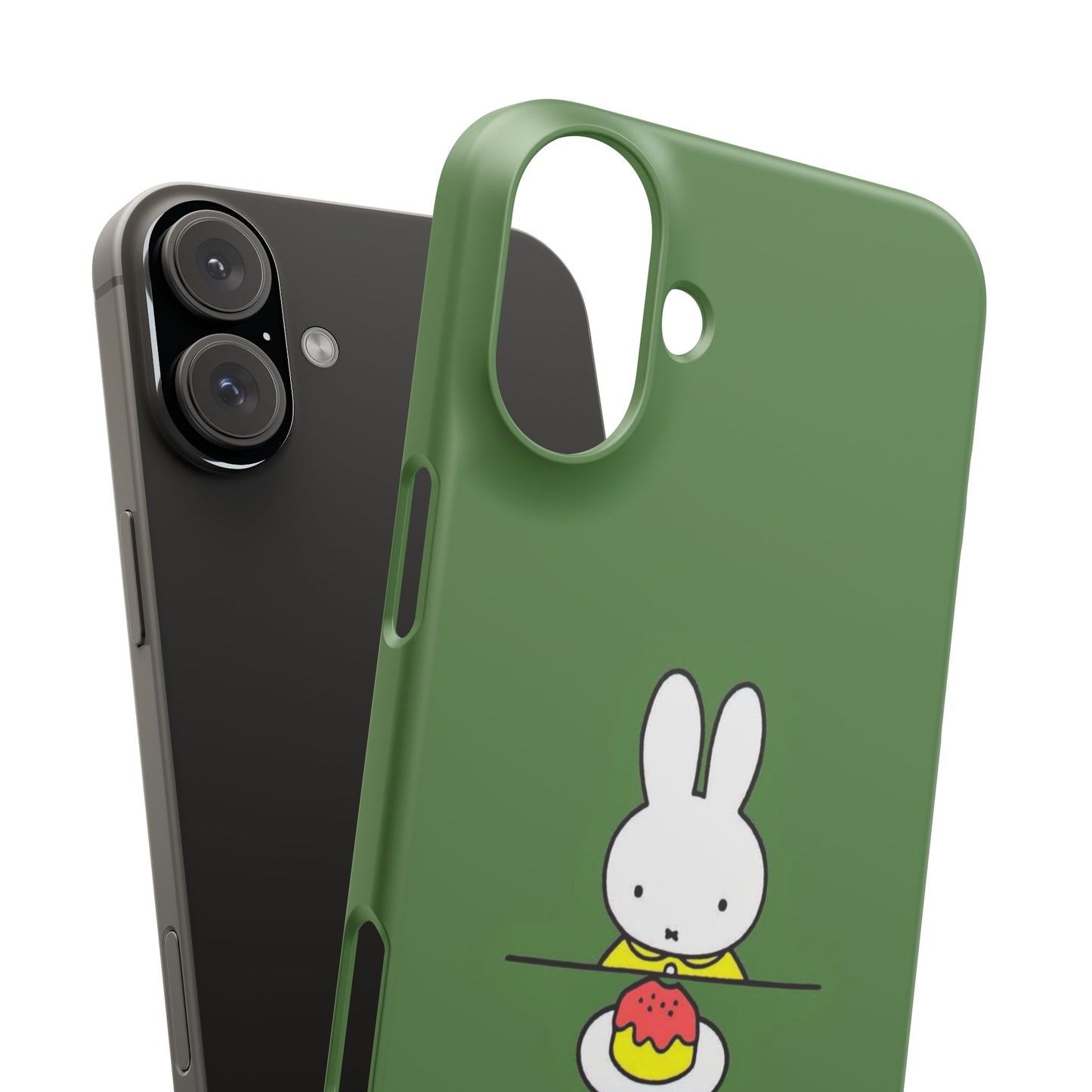 Miffy Phone Case, Snap Case, Green Miffy - iPhone, Samsung