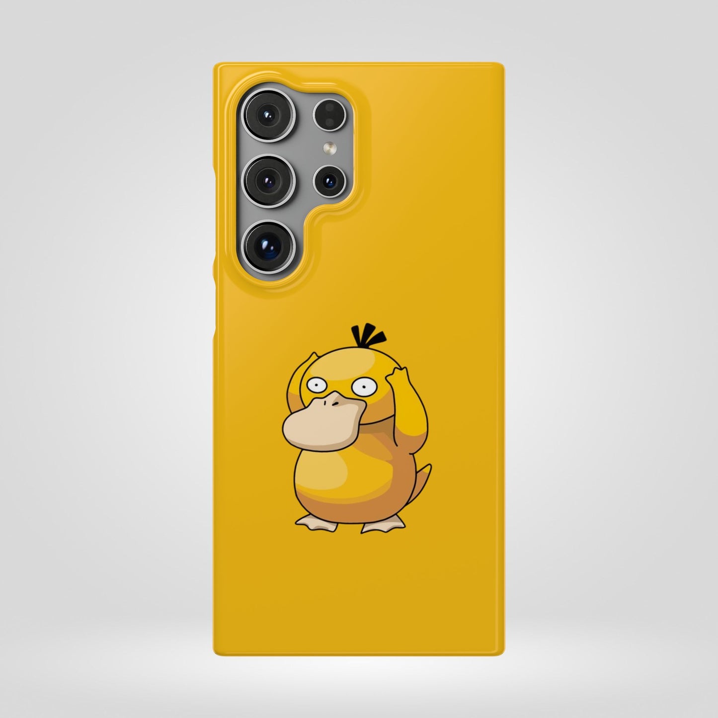 Psyduck Pokemon Snap Phone Cases, Yellow, Cartoon - iPhone, Samsung