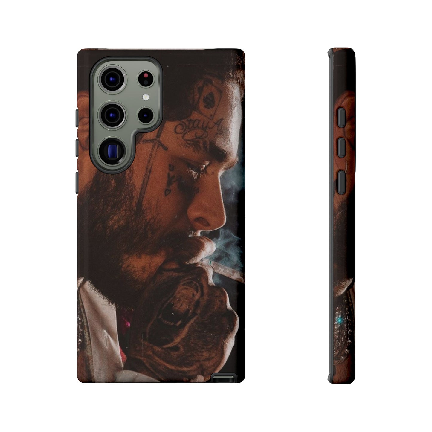 Post Malone Tough Cases for Fans - Artistic Phone Case with Smoky Vibe