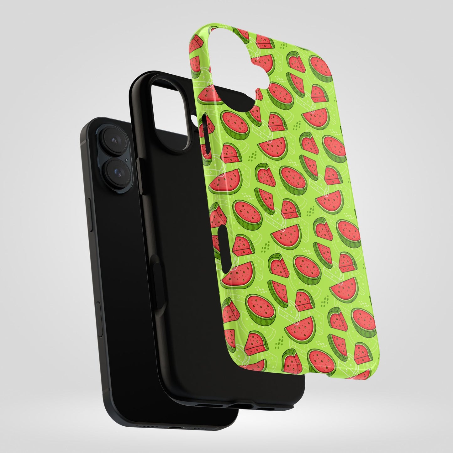Watermelon Tough iPhone Case – Vibrant Fruit Phone Cover for Summer Vibes - Roe Creation