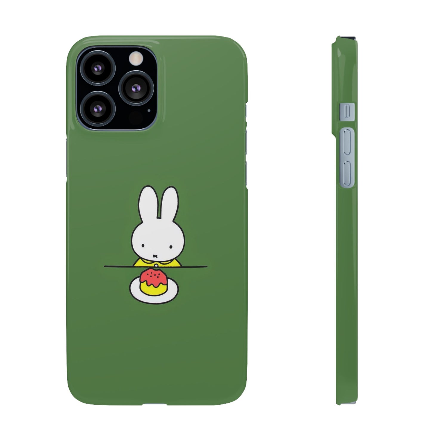 Miffy Phone Case, Snap Case, Green Miffy - iPhone, Samsung