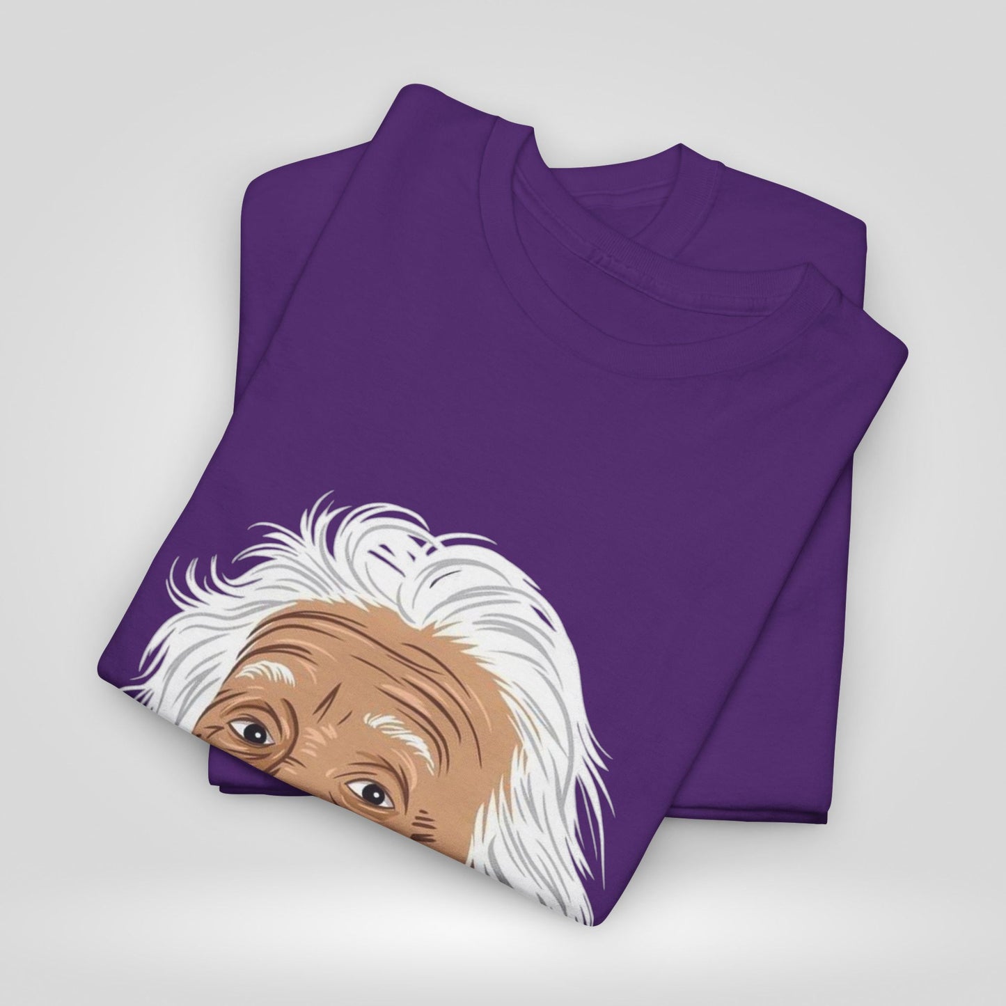 Funny Einstein Unisex Heavy Cotton Tee - Perfect for Science Lovers and Gift Giving