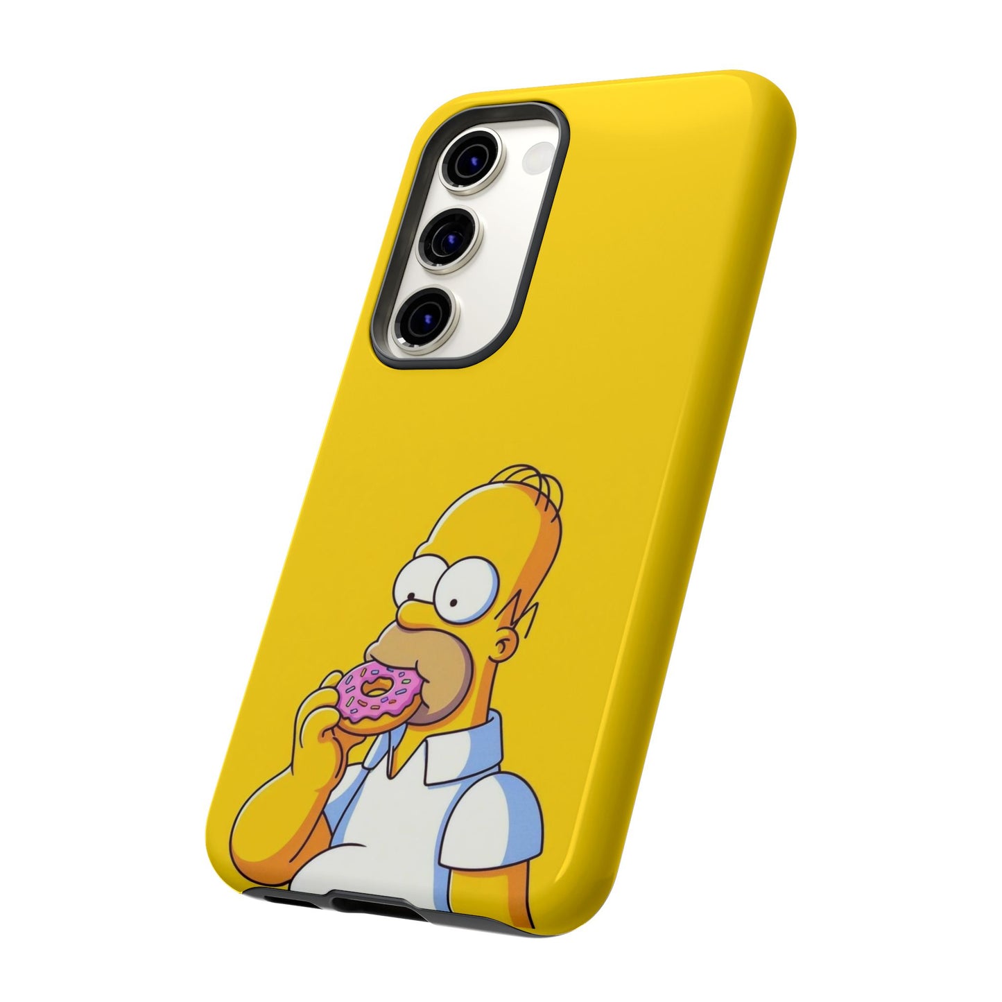 Homer Simpson Phone Case - iPhone, Samsung, Unique Protection for Fans, Cartoon Phone Cover, Gift for Simpsons Lovers, Durable Tough Case