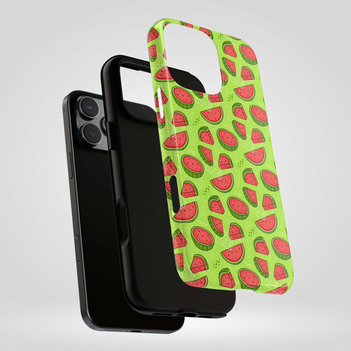 Watermelon Tough iPhone Case – Vibrant Fruit Phone Cover for Summer Vibes - Roe Creation
