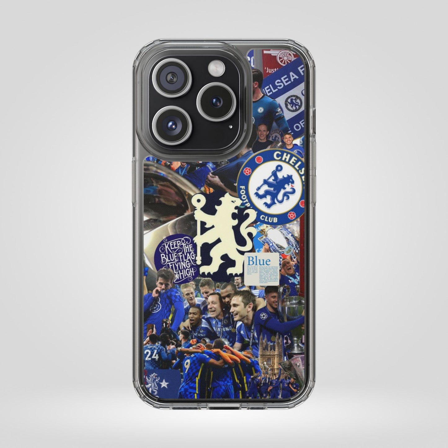 Chelsea Football Club Clear iPhone Case - Perfect for Fans and Celebrations