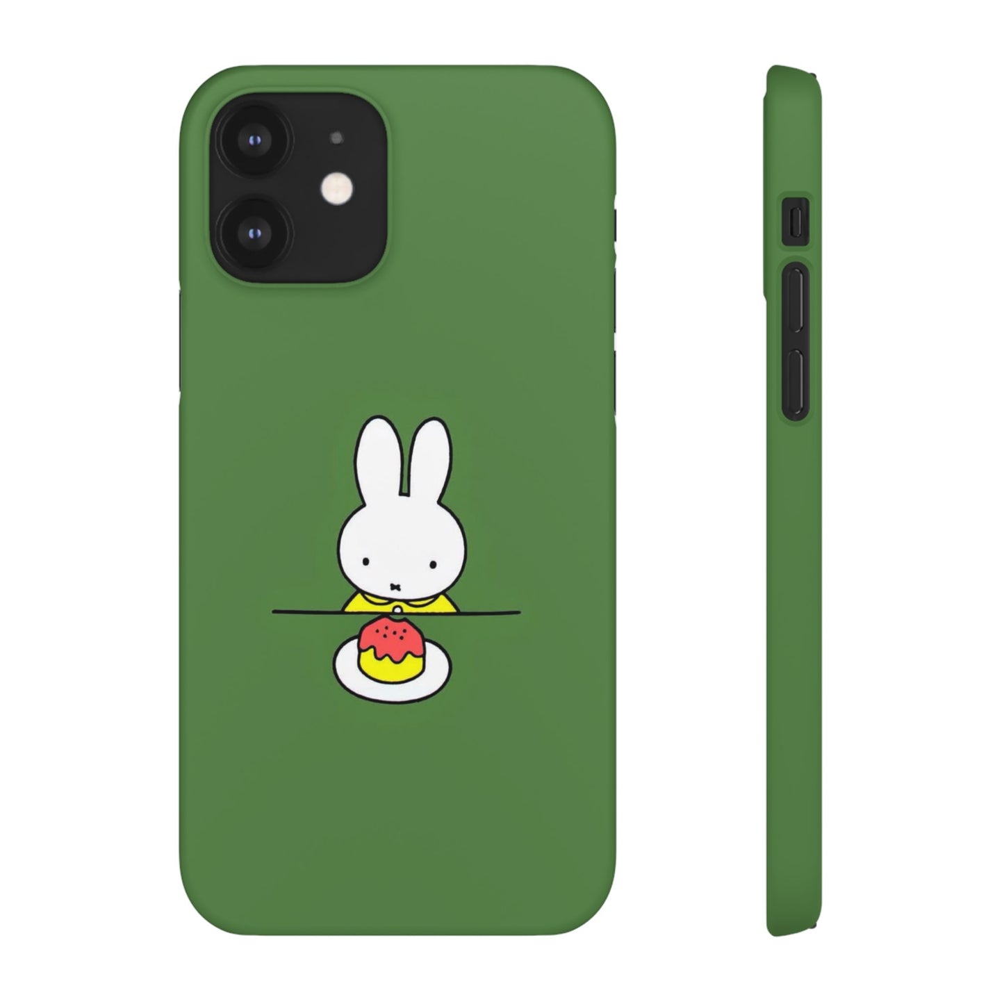 Miffy Phone Case, Snap Case, Green Miffy - iPhone, Samsung