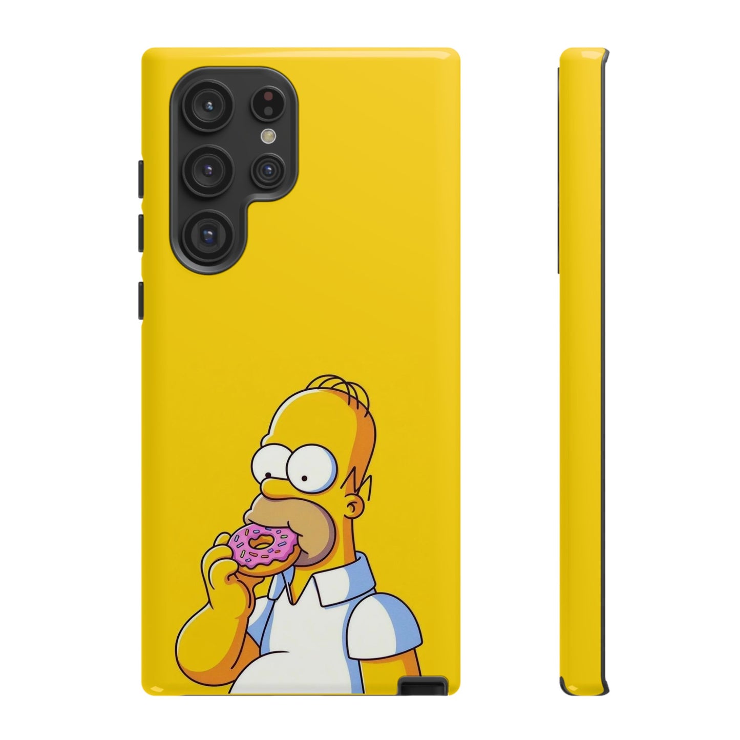 Homer Simpson Phone Case - iPhone, Samsung, Unique Protection for Fans, Cartoon Phone Cover, Gift for Simpsons Lovers, Durable Tough Case