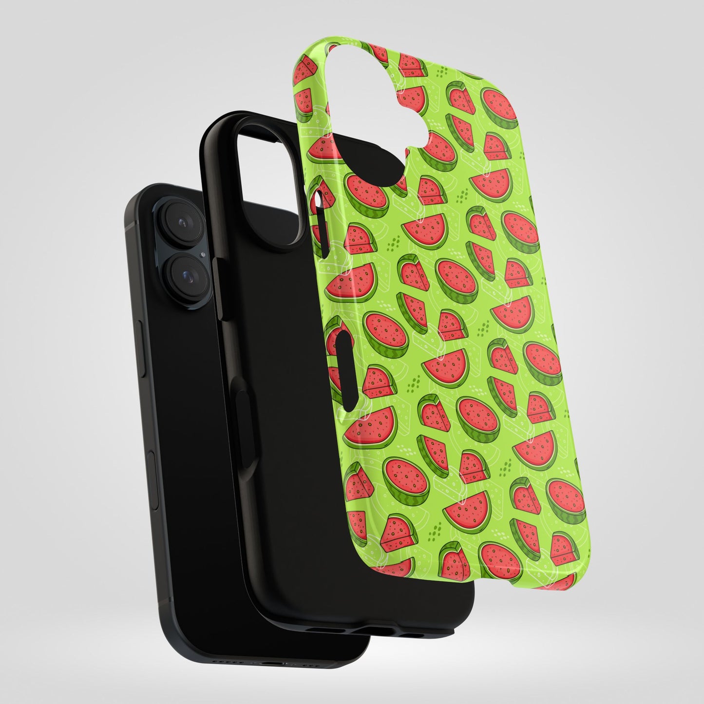 Watermelon Tough iPhone Case – Vibrant Fruit Phone Cover for Summer Vibes - Roe Creation