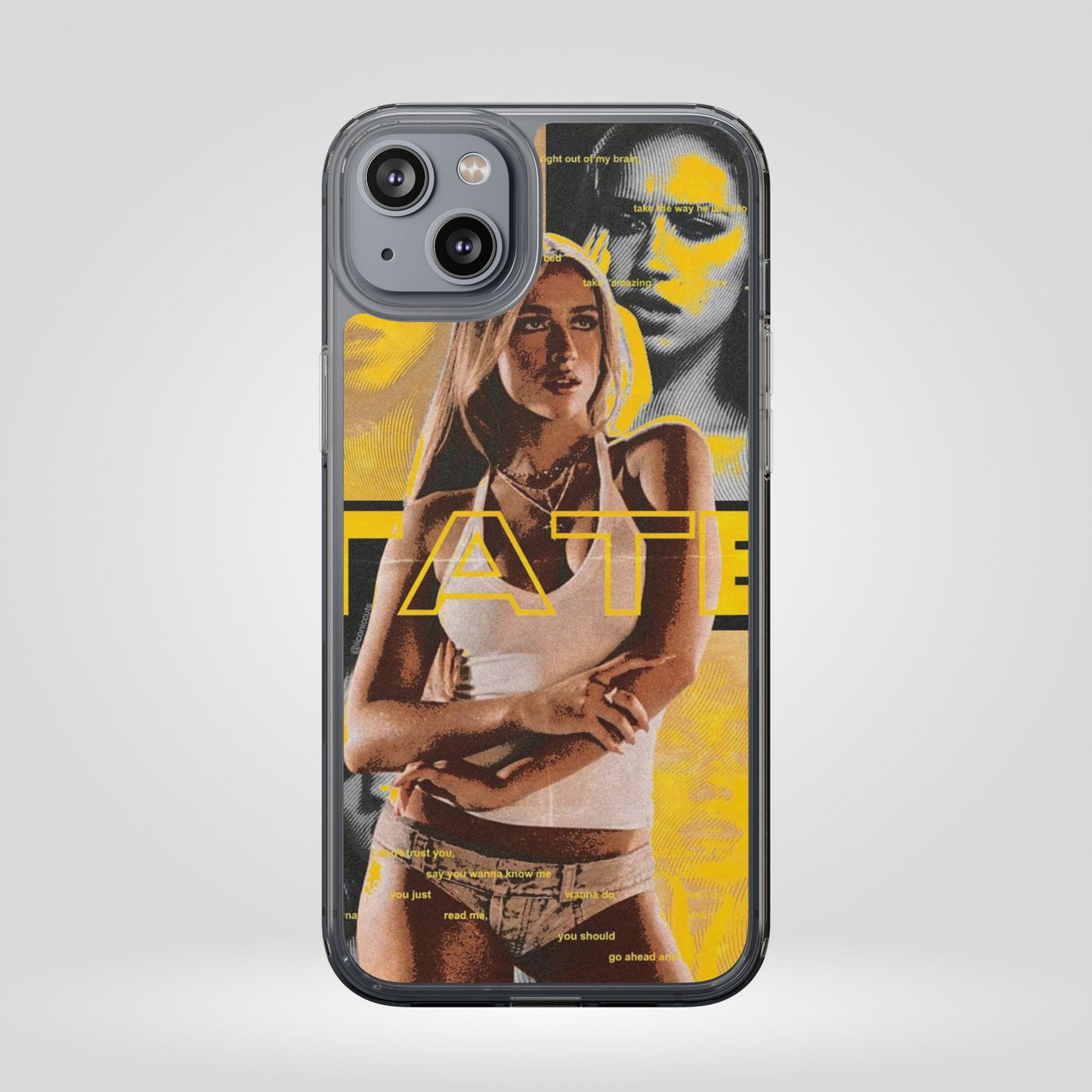 Funky Graphic Clear iPhone & Samsung Case - Stylish Protection for Trendsetters