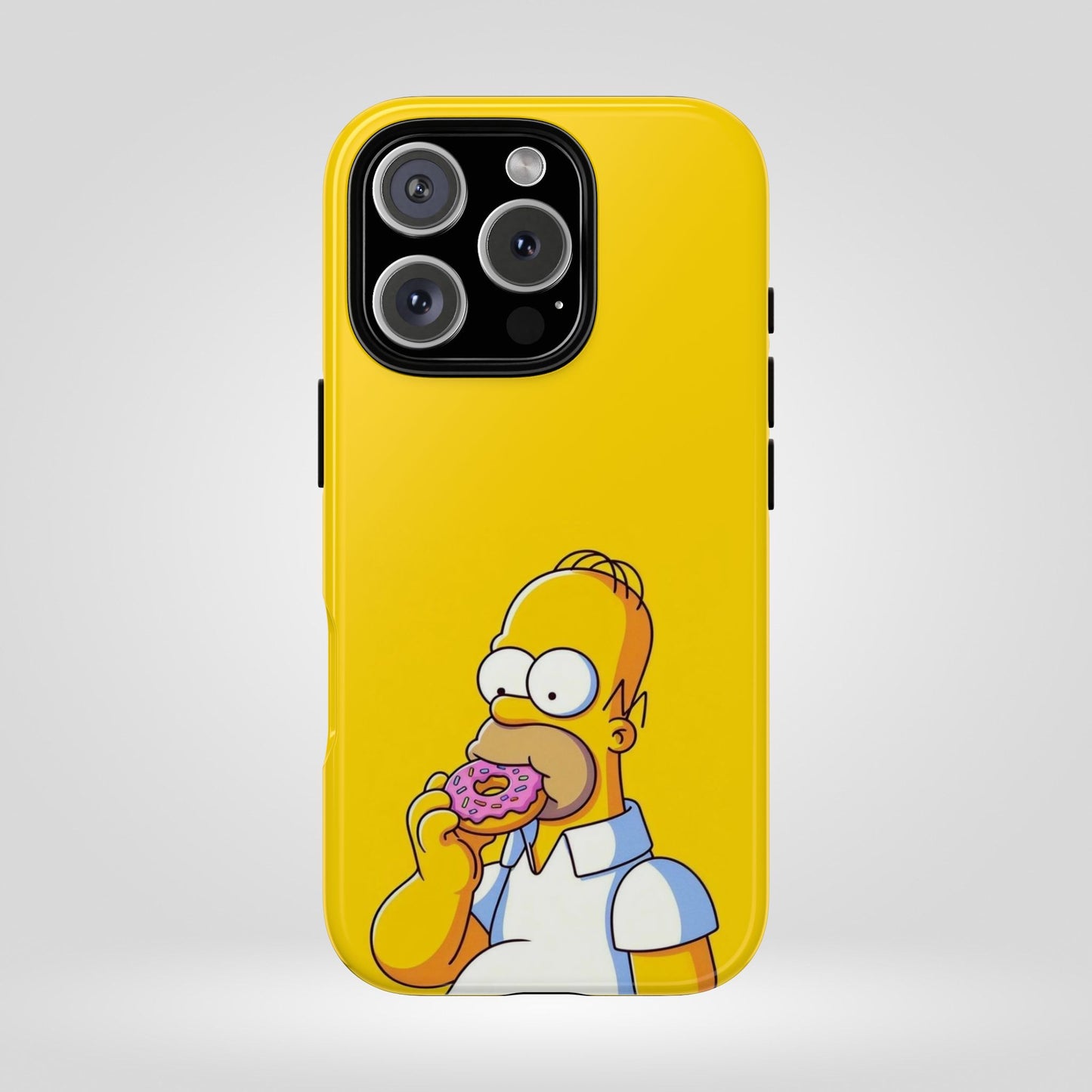 Homer Simpson Phone Case - iPhone, Samsung, Unique Protection for Fans, Cartoon Phone Cover, Gift for Simpsons Lovers, Durable Tough Case