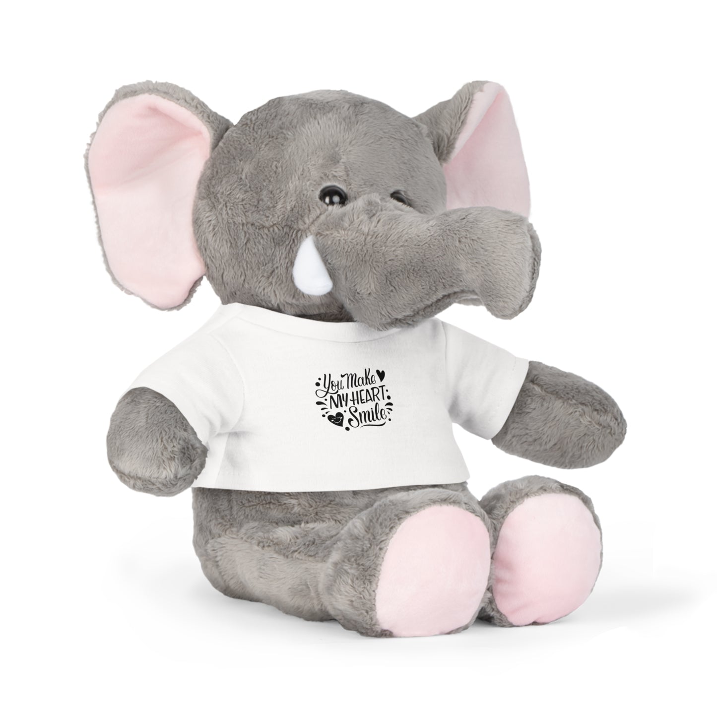 You Make My Heart Smile Plush Toy with T-Shirt Gift