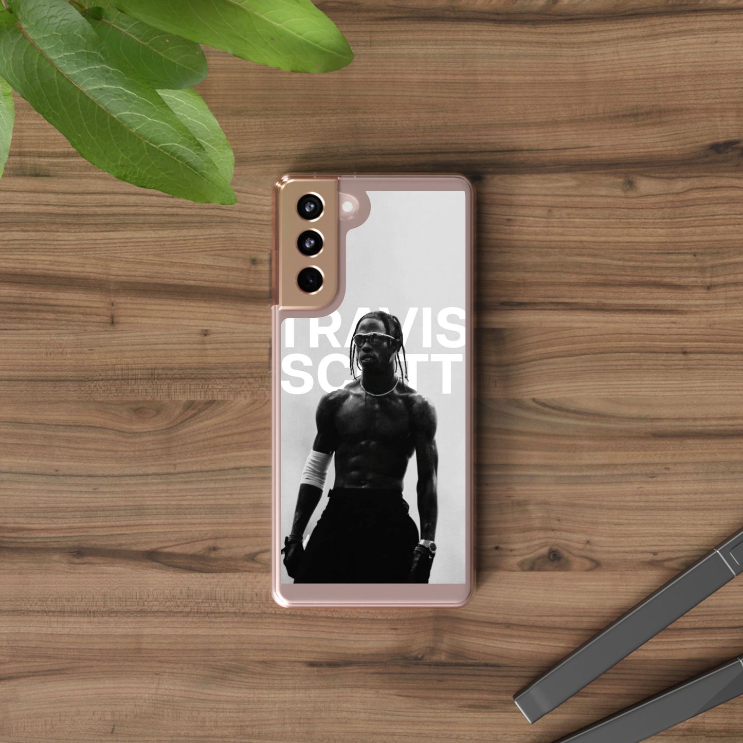 Travis Scott Clear Phone Case - Sleek Design for Music Lovers