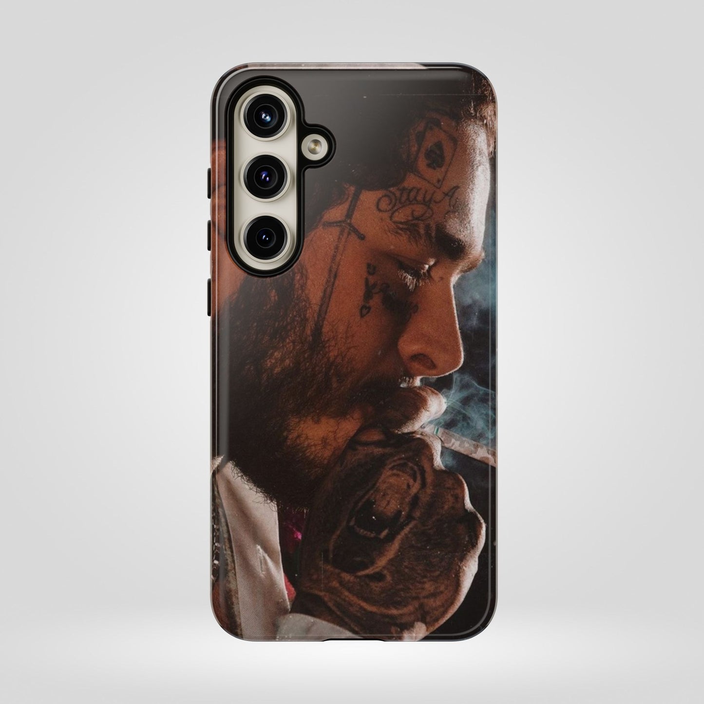 Post Malone Tough Cases for Fans - Artistic Phone Case with Smoky Vibe