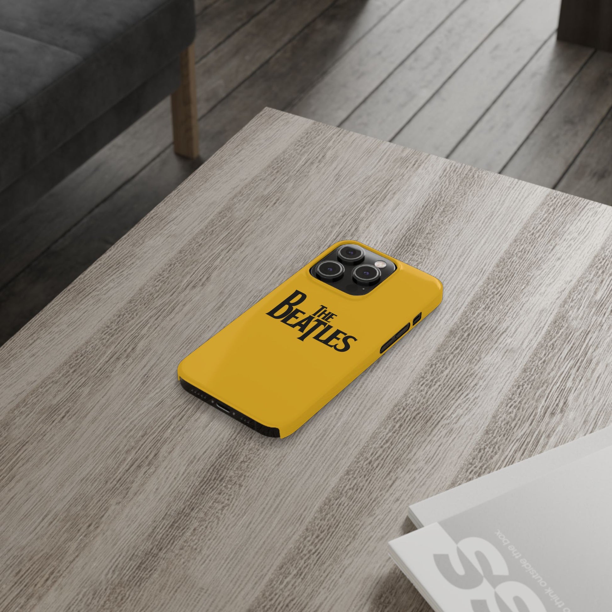 The Beatles Basic Yellow Slim Phone Case - iPhone - Roe Creation